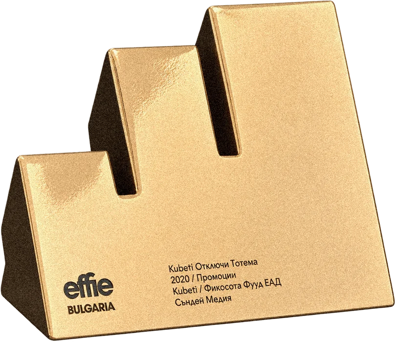 Effie Bulgaria · 2020 award, Promotions, Kubeti · Unlock the Totem